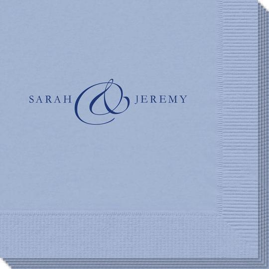 Elegant Ampersand Napkins